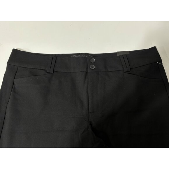 Studio By Torrid Signature Ponte Stretch Trouser Black Women Size 26S - Picture 4 of 8